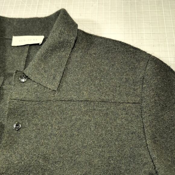 Caractere Forest Green Wool Jacket, Snap Closures, size 8, made in Italy - Picture 8 of 9
